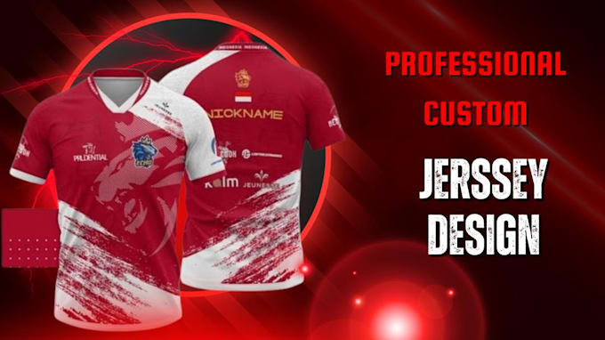 do custom jersey design or sublimation gaming jersey and jersey design