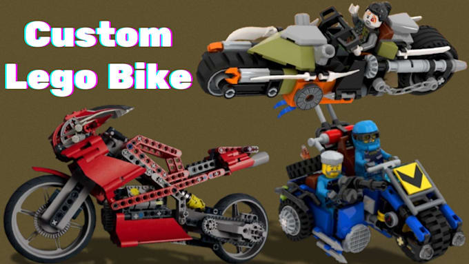 do 3d lego model design vehicles, houses, moc and technic with PDF manual