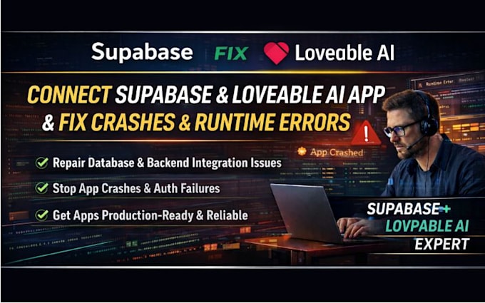 connect supabase with loveable ai app fix loveable app crashes and runtime error
