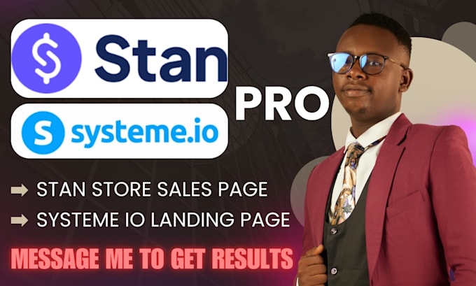 do stan store setup stan store sales page systeme io landing page website payhip