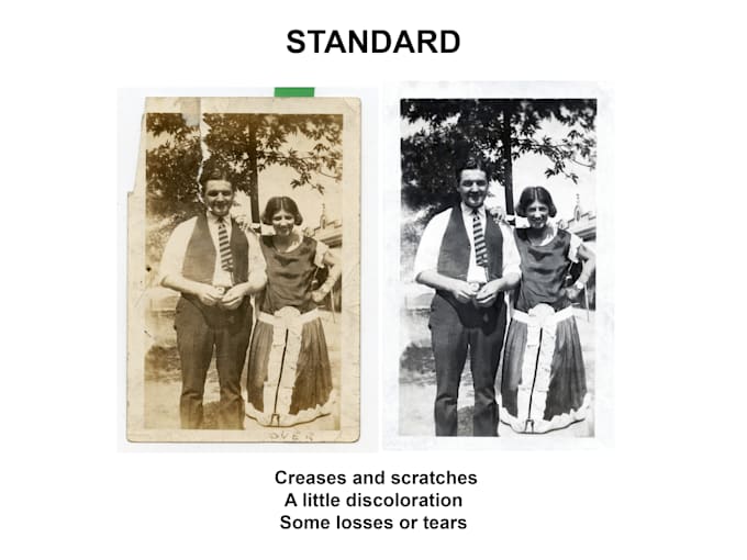 restore old or damaged photographs