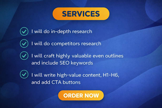 do SEO article writing, blog post writing and content writing