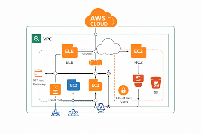 design secure AWS architecture as your solution architect