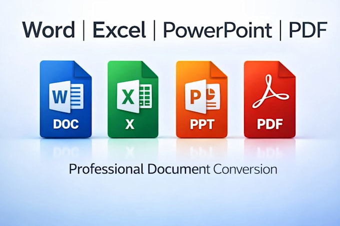 convert handwritten documents into word, excel, powerpoint or PDF