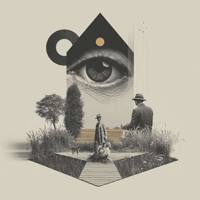 create surrealism illustration design