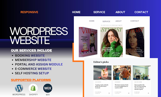 design responsive wordpress website in 24 hours
