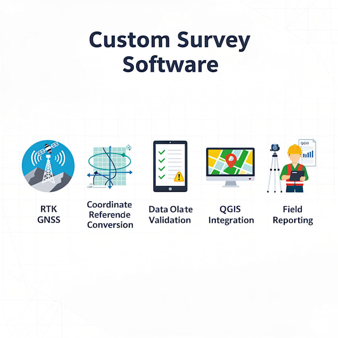 develop gps and rtk survey tools and custom survey apps