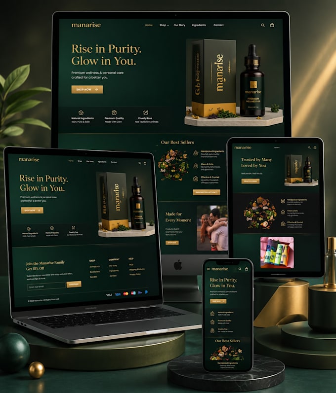 design a high converting shopify store