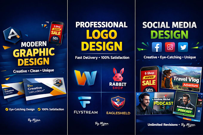 professional modern graphic design