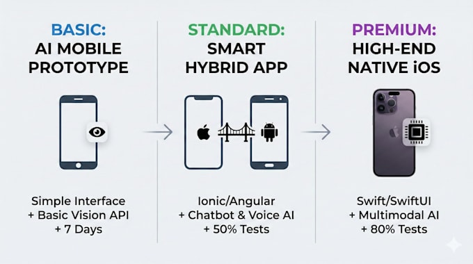 développer votre application mobile swift ionic avec vision et ia
