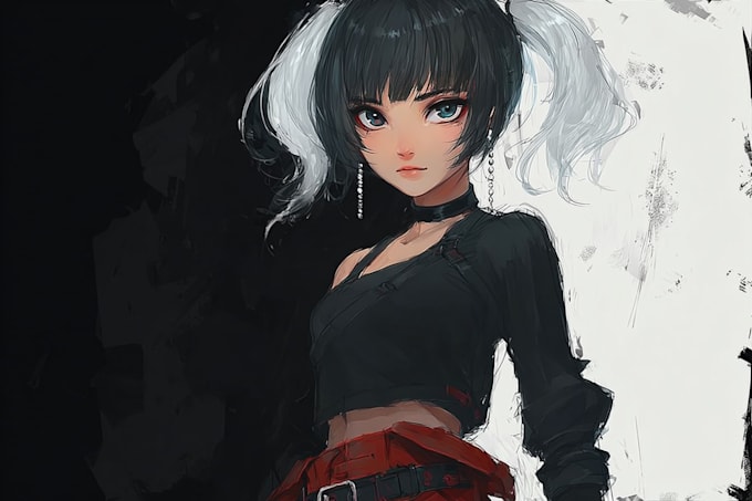 transform your oc into anime cartoon artwork