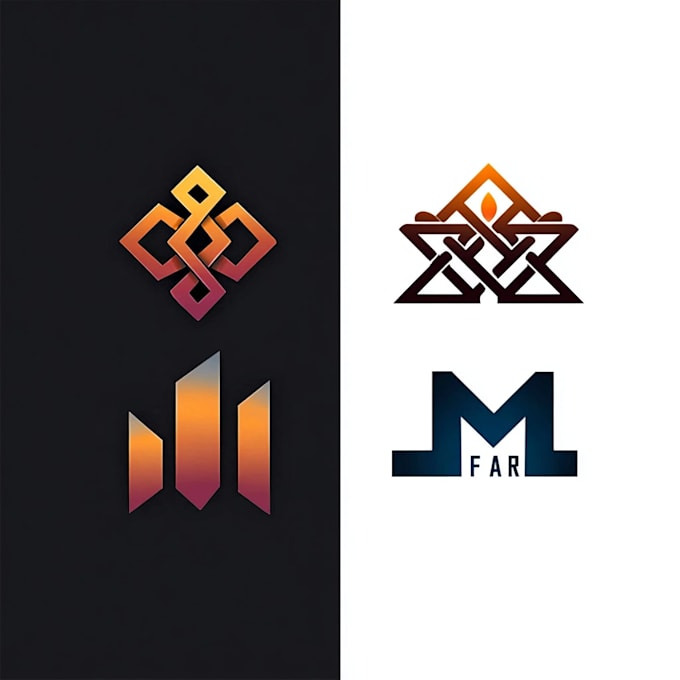 design custom polygonal or geometric logo