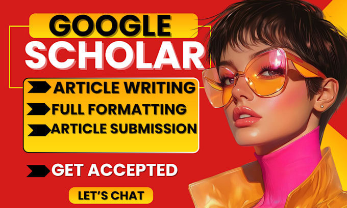 write and format your research article for google scholar publication