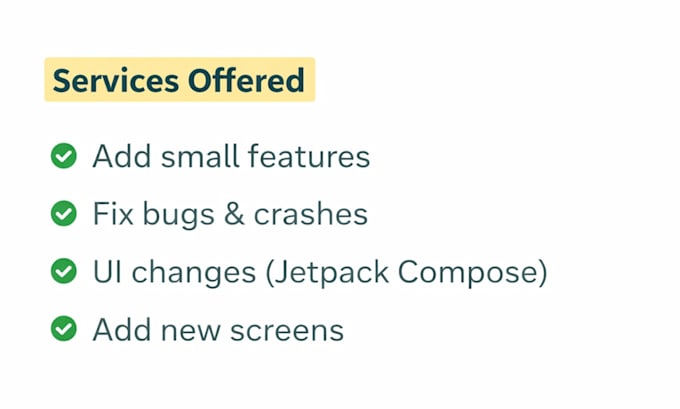 add small features or changes to your android app