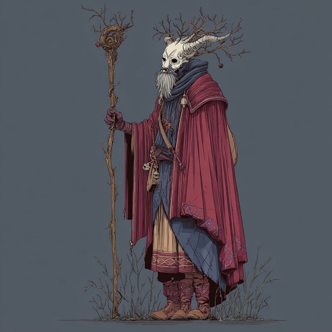create fantasy concept art, creatures and characters design