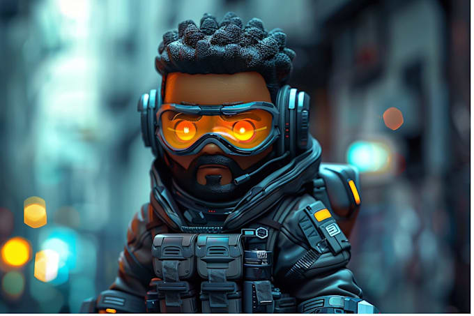 draw cyberpunk, lofi illustration for you