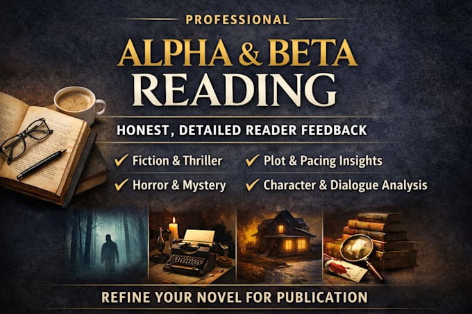 beta read your novel and provide detailed reader feedback