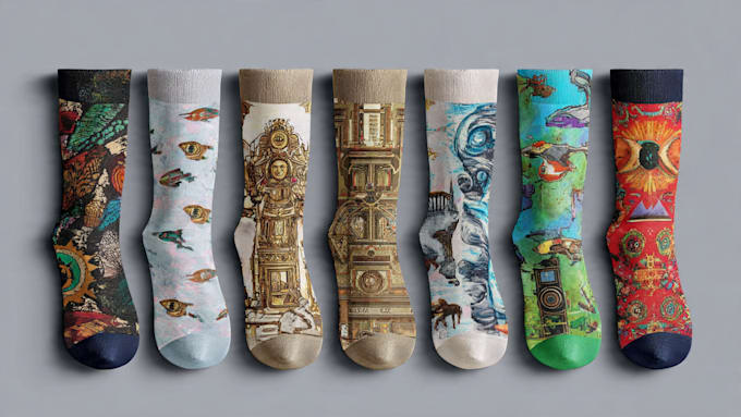 design custom and unique socks design
