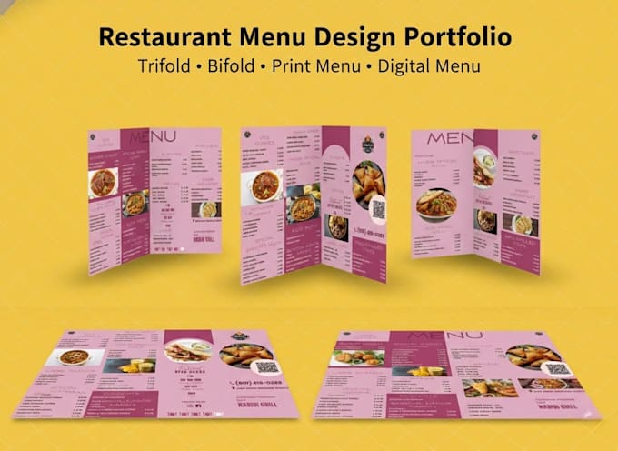 design restaurant creatives menu