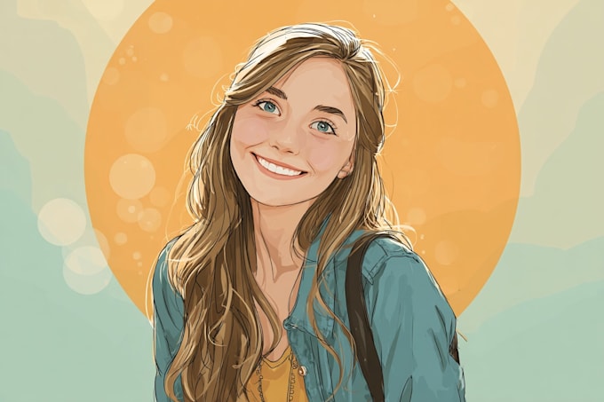 making a disney cartoon portrait