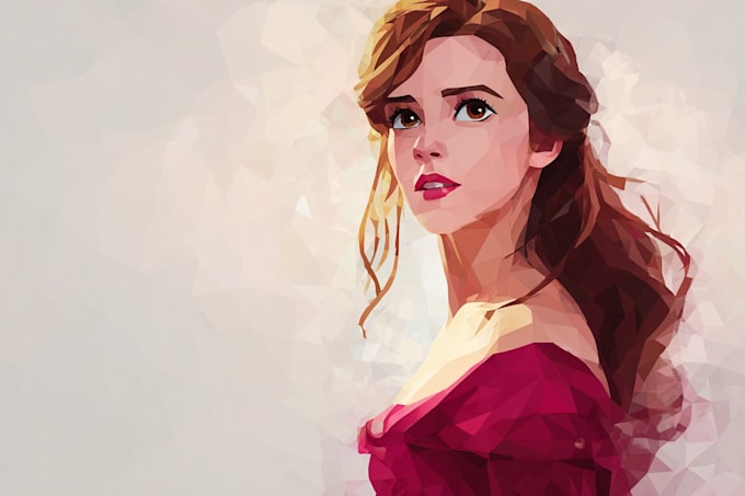 draw a cute disney cartoon portrait
