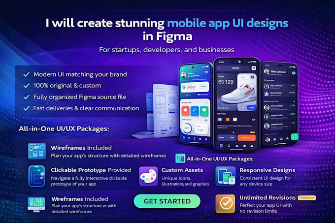 create modern mobile app UI UX design and android XML layout