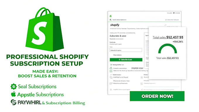 build a shopify subscription box store and setup shopify recharge subscriptions