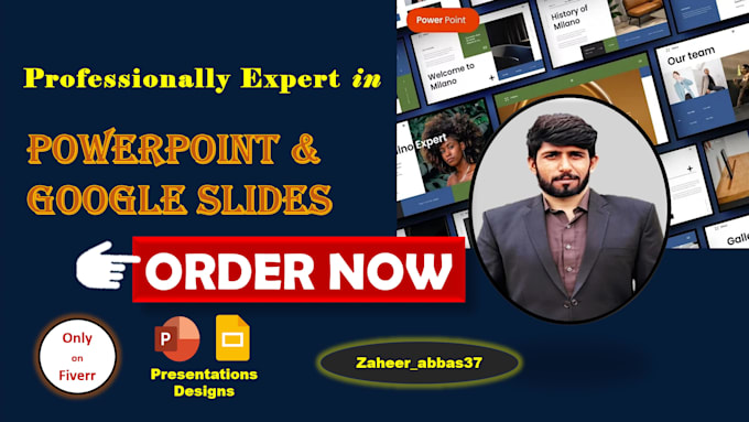 design powerpoint, google slides for elearning, training, online course, webinar