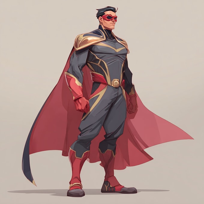 design custom superhero illustrations for comics and posters