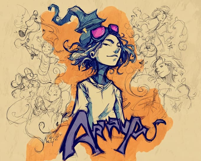 create clean and unique doodle art designs