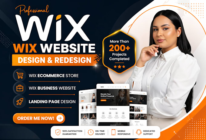 design and redesign wix website , wix ecommerce store , wix business site