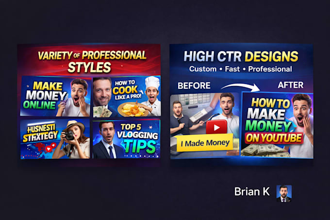 design  youtube thumbnails using adobe photoshop