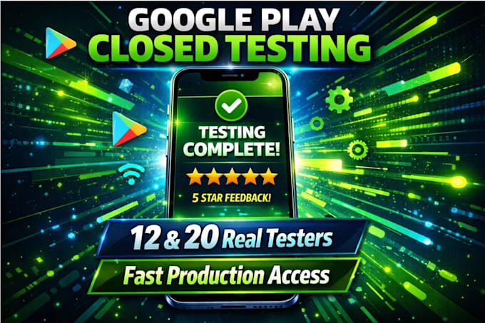 provide app testing, google play closed testing, using 12 testers