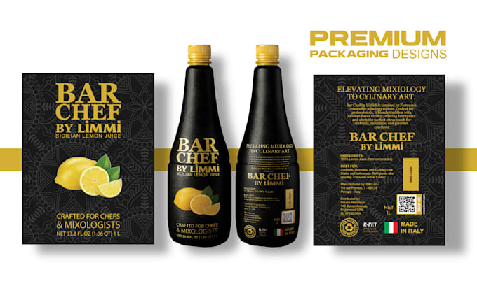 design professional cosmetic, bottle or product label