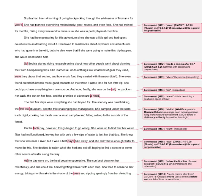 professionally edit your book
