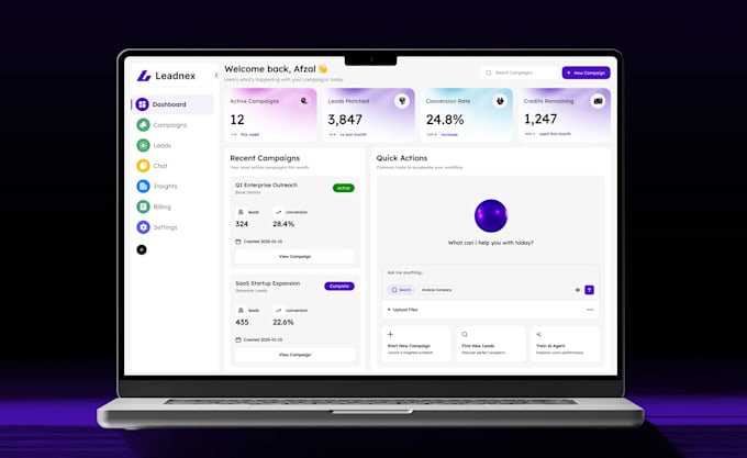 develop full stack website or web app using react nextjs as backend developer