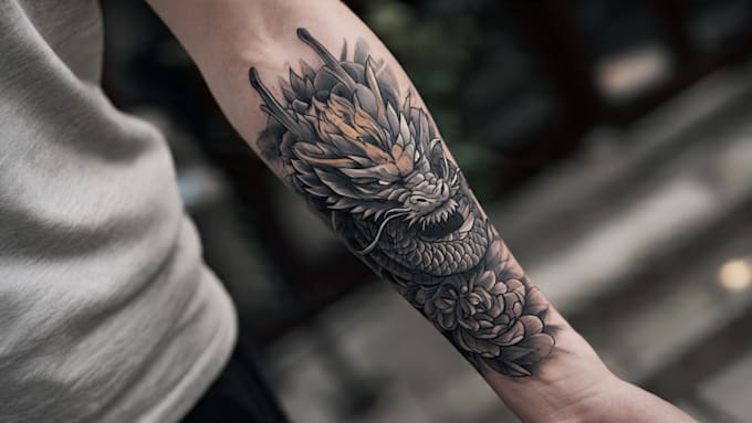 draw a custom tatto design