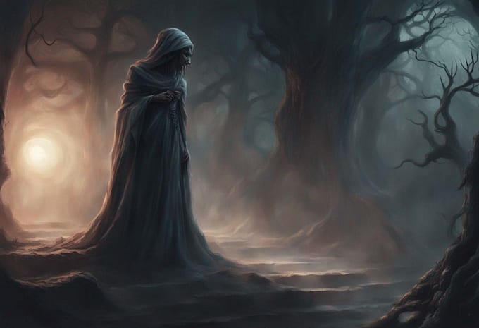 design unique horror or horror character art illustration