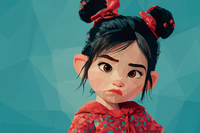 make a disney cartoon portrait