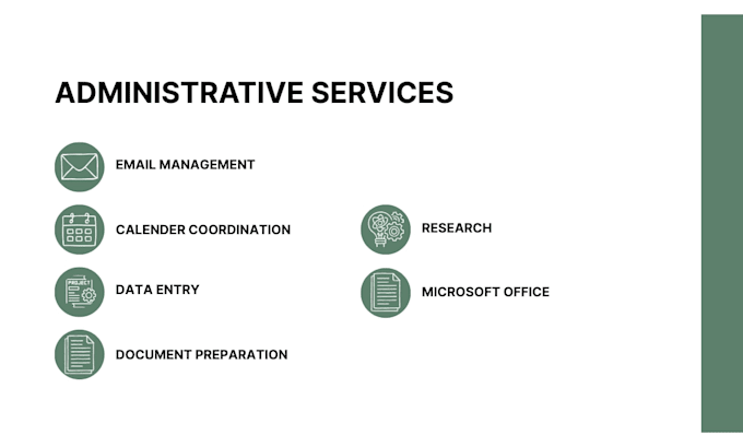 handle your administrative and backoffice tasks as a virtual assistant