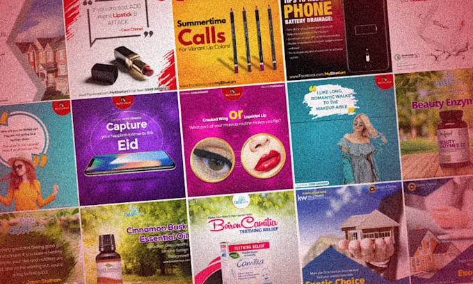 design social media posts and ads