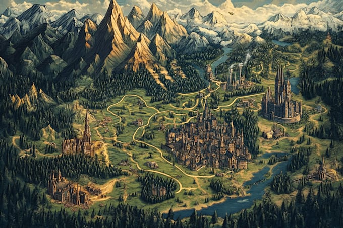 create custom medieval maps for your next fantasy novel