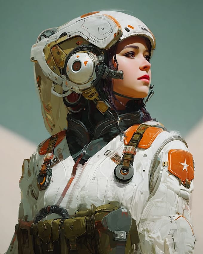 draw digital sci fi and star wars style art
