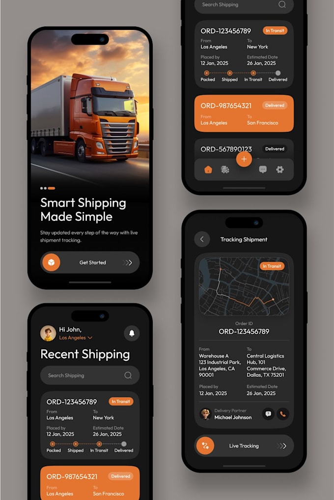 build logistics, shipping, and freight management software