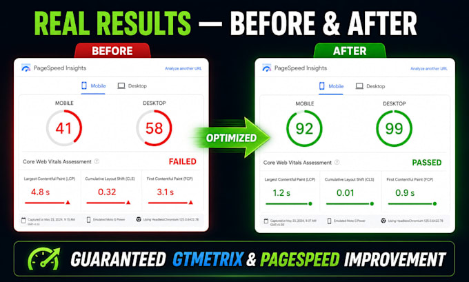 speed up wordpress website for google pagespeed and core web vitals gtmetrix