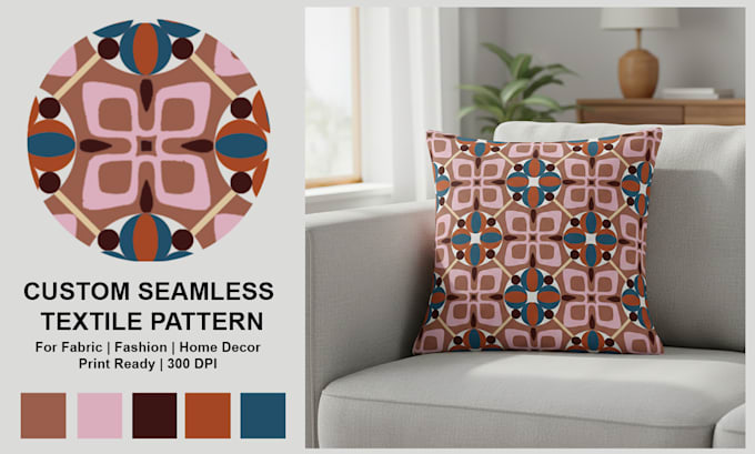 create custom seamless patterns for products