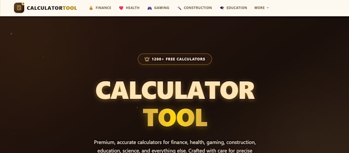 build custom ai tools, calculators, and converter websites