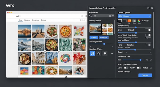 fix and customize wix image galleries that instantly elevate your portfolio