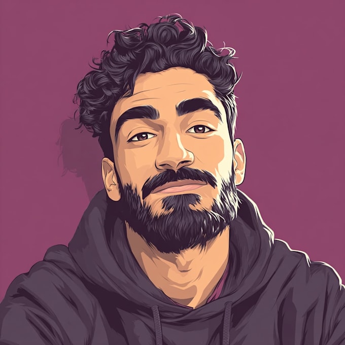 design vector cartoon portrait
