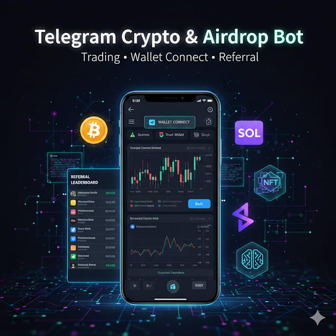 be your telegram crypto bot and  airdrop bot developer
